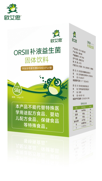 欧艾思ORSIII补液益生菌5.8g*10袋